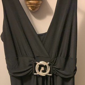 Full Length Black Gown by Donutz, Inc